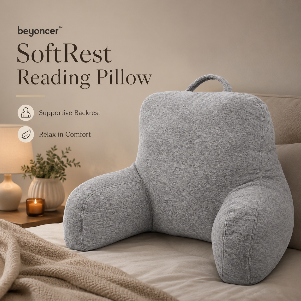 beyoncer™ SoftRest Reading Pillow