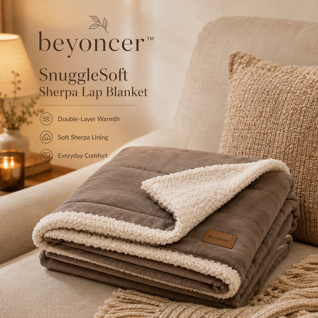 beyoncer™ SnuggleSoft Sherpa Lap Blanket