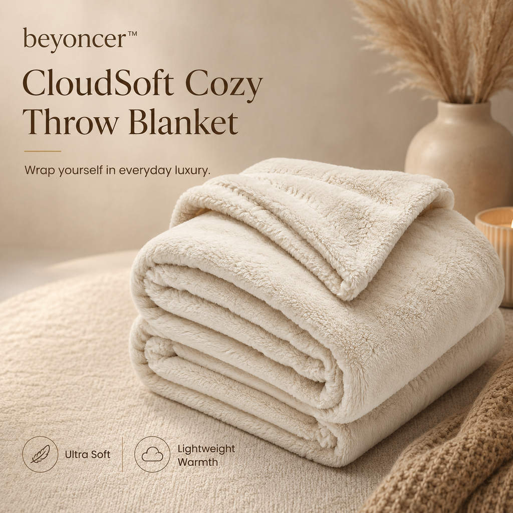 beyoncer™ CloudSoft Cozy Throw Blanket