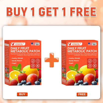 美国🍎𝐎𝐟𝐟𝐢𝐜𝐢𝐚𝐥 𝐒𝐭𝐨𝐫𝐞 | 𝐈𝐎𝐖𝐎𝐋® 𝐃𝐚𝐢𝐥𝐲 𝐅𝐫𝐮𝐢𝐭 𝐌𝐞𝐭𝐚𝐛𝐨𝐥𝐢𝐜 𝐏𝐚𝐭𝐜𝐡 𝐮𝐬𝐞𝐬 𝐨𝐫𝐠𝐚𝐧𝐢𝐜 𝐟𝐫𝐮𝐢𝐭 𝐞𝐱𝐭𝐫𝐚𝐜𝐭𝐬 𝐚𝐧𝐝 𝐩𝐡𝐲𝐭𝐨𝐧𝐮𝐭𝐫𝐢𝐞𝐧𝐭𝐬 𝐟𝐫𝐨𝐦 𝟒𝟑 𝐟𝐫𝐮𝐢𝐭𝐬 𝐭𝐨 𝐬𝐮𝐩𝐩𝐨𝐫𝐭 𝐟𝐚𝐭 𝐦𝐞𝐭𝐚𝐛𝐨𝐥𝐢𝐬𝐦, 𝐛𝐚𝐥𝐚𝐧𝐜𝐞 𝐛𝐥𝐨𝐨𝐝 𝐬𝐮𝐠𝐚𝐫, 𝐚𝐧𝐝 𝐛𝐨𝐨𝐬𝐭 𝐞𝐧𝐞𝐫𝐠𝐲 𝐟𝐨𝐫 𝐚𝐥𝐥-𝐝𝐚𝐲 𝐰𝐞𝐥𝐥𝐧𝐞𝐬𝐬.